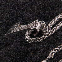 925 Sterling Silver Viking Necklace - The Battle Axe 925 Sterling Silver Viking Necklace - The Battle Axe