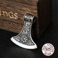 Pendant in 925 Sterling Silver - La Hache du Voyageur Pendant in 925 Sterling Silver - La Hache du Voyageur