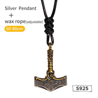 925 Sterling Silver Viking Necklace - La Masse Divine 925 Sterling Silver Viking Necklace - La Masse Divine