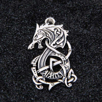 Pendant in 925 Sterling Silver - La Rage de Fenrir Pendant in 925 Sterling Silver - La Rage de Fenrir