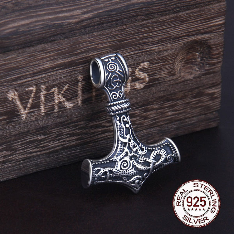 Pendant in 925 Sterling Silver - Mjolnir Pendant in 925 Sterling Silver - Mjolnir