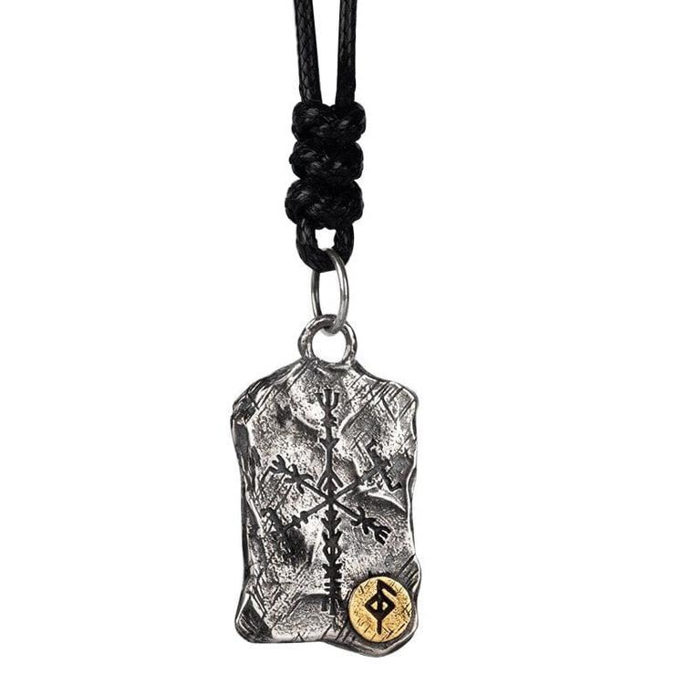 925 Sterling Silver Viking Necklace - Runic Stele 925 Sterling Silver Viking Necklace - Runic Stele