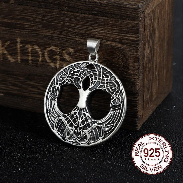 Pendant in 925 Sterling Silver - Yggdrasil Pendant in 925 Sterling Silver - Yggdrasil