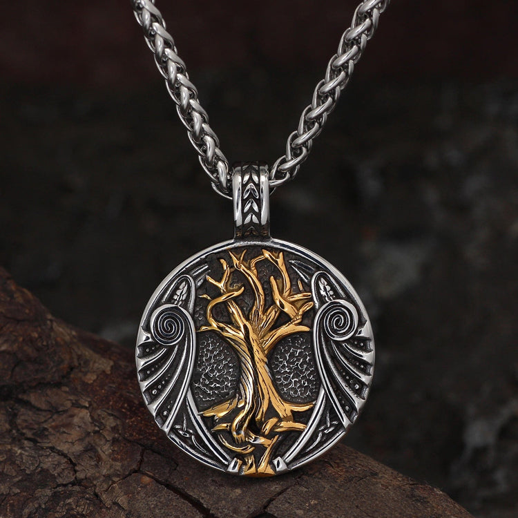 Viking Necklace \"Tree of Worlds Pendant Viking Necklace \"Tree of Worlds Pendant