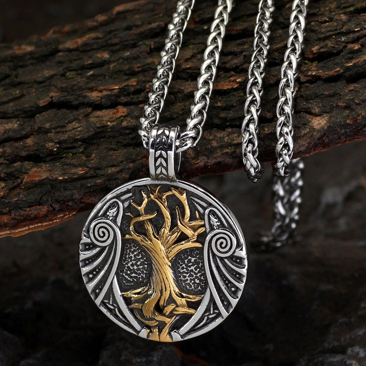 Viking Necklace \"Tree of Worlds Pendant Viking Necklace \"Tree of Worlds Pendant