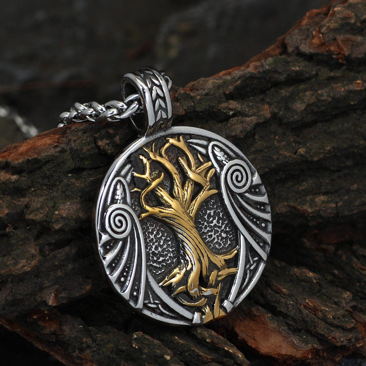 Viking Necklace \"Tree of Worlds Pendant Viking Necklace \"Tree of Worlds Pendant