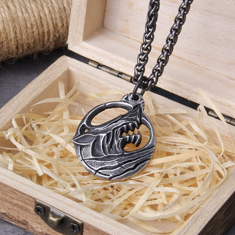 Pendant of the indomitable Fenrir\" Viking necklace Pendant of the indomitable Fenrir\" Viking necklace