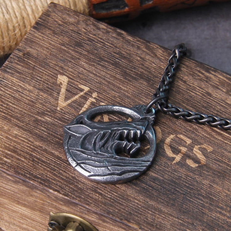 Pendant of the indomitable Fenrir\" Viking necklace Pendant of the indomitable Fenrir\" Viking necklace