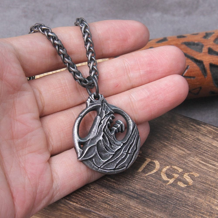Pendant of the indomitable Fenrir\" Viking necklace Pendant of the indomitable Fenrir\" Viking necklace