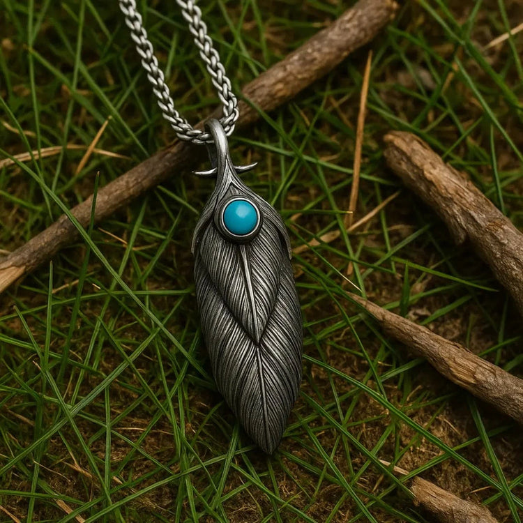 Eternal feather viking necklace Eternal feather viking necklace