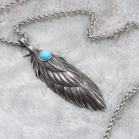 Eternal feather viking necklace Eternal feather viking necklace
