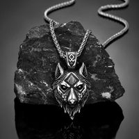 Viking wolf head necklace - Fenrir Viking wolf head necklace - Fenrir