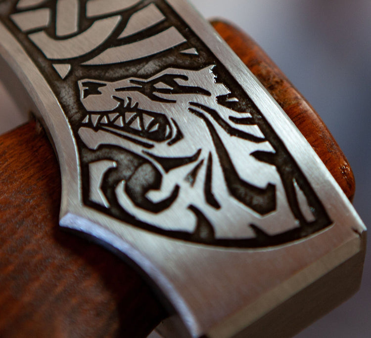 Viking Warrior Axe - \"Star of the Seven Fjords Viking Warrior Axe - \"Star of the Seven Fjords