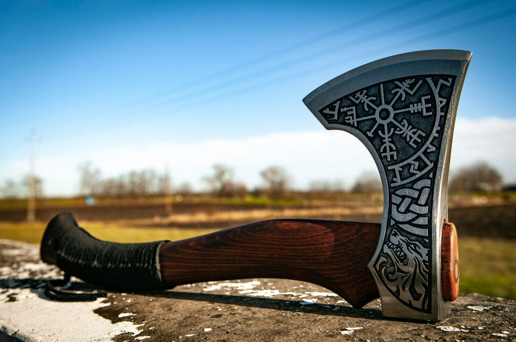 Viking Warrior Axe - \"Star of the Seven Fjords Viking Warrior Axe - \"Star of the Seven Fjords