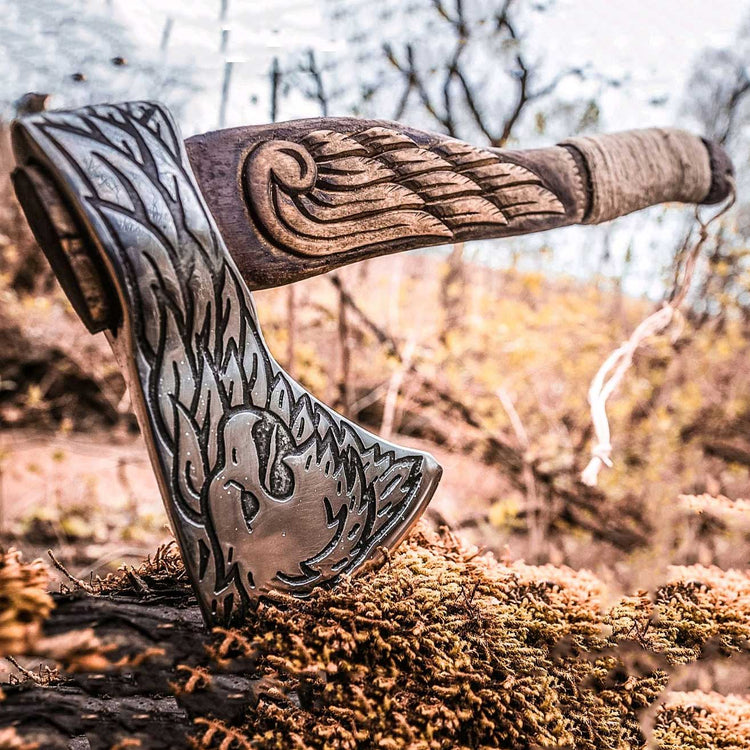 Viking Warrior Axe - \"Forge du Guerrier\" (Warrior's Forge) Viking Warrior Axe - \"Forge du Guerrier\" (Warrior's Forge)