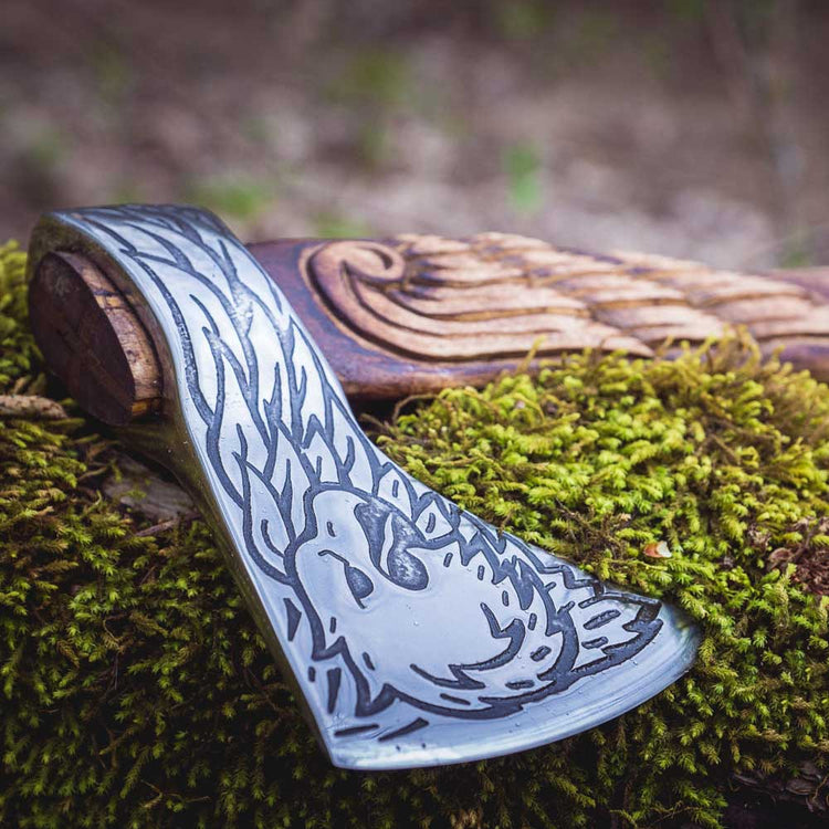 Viking Warrior Axe - \"Forge du Guerrier\" (Warrior's Forge) Viking Warrior Axe - \"Forge du Guerrier\" (Warrior's Forge)