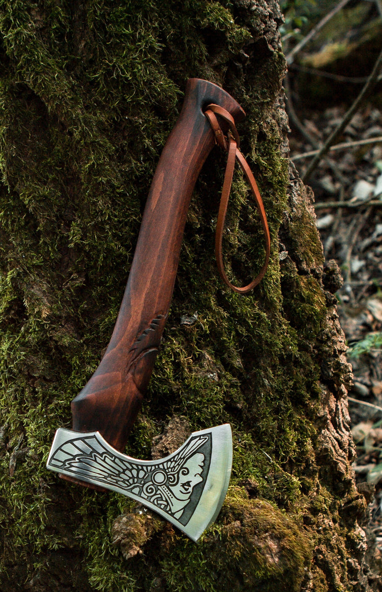 Viking Warrior Axe - \"Axe of the Aurora Borealis Viking Warrior Axe - \"Axe of the Aurora Borealis