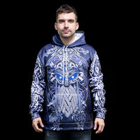 Viking Hoodie \"Fenrir and Odin - Duel of Fate\" Hoodie Viking Hoodie \"Fenrir and Odin - Duel of Fate\" Hoodie