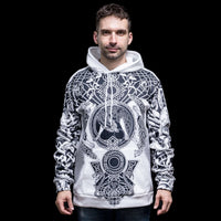 Viking Hoodie \"Northern Wolf Hoodie - Viking Emblems Viking Hoodie \"Northern Wolf Hoodie - Viking Emblems