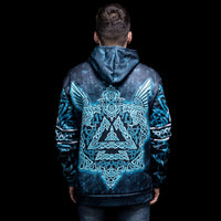 Viking Hoodie \"Hoodie Mjölnir du Loup\" (Wolf Hoodie) Viking Hoodie \"Hoodie Mjölnir du Loup\" (Wolf Hoodie)