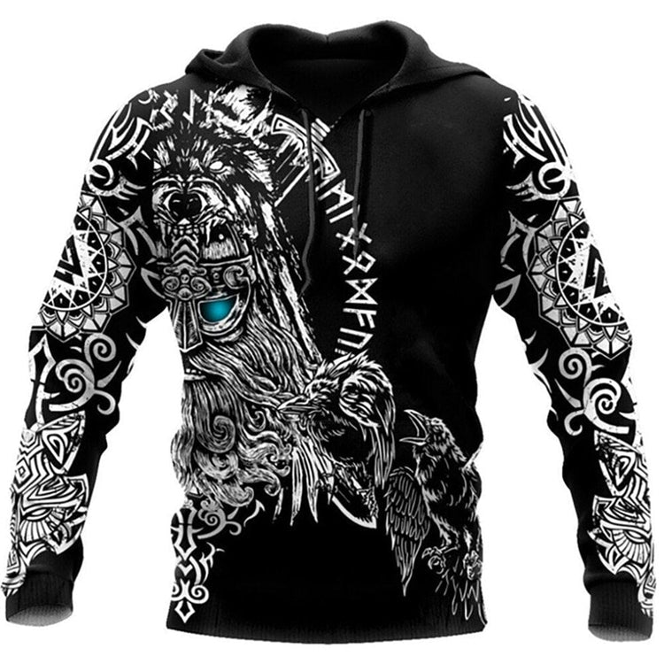 Viking Hoodie \"Odin's Daydream\" Hoodie Viking Hoodie \"Odin's Daydream\" Hoodie