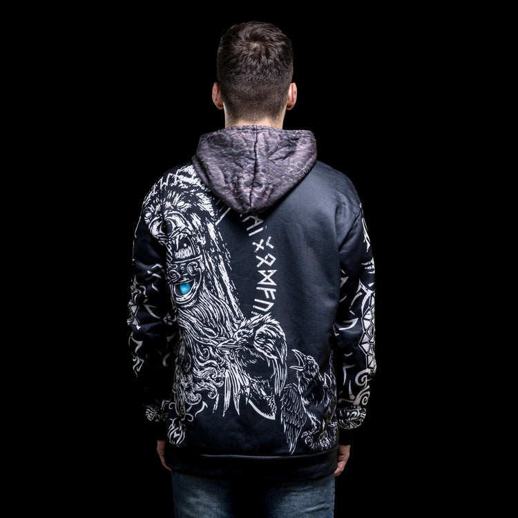 Viking Hoodie \"Odin's Daydream\" Hoodie Viking Hoodie \"Odin's Daydream\" Hoodie