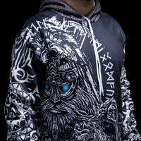 Viking Hoodie \"Odin's Daydream\" Hoodie Viking Hoodie \"Odin's Daydream\" Hoodie