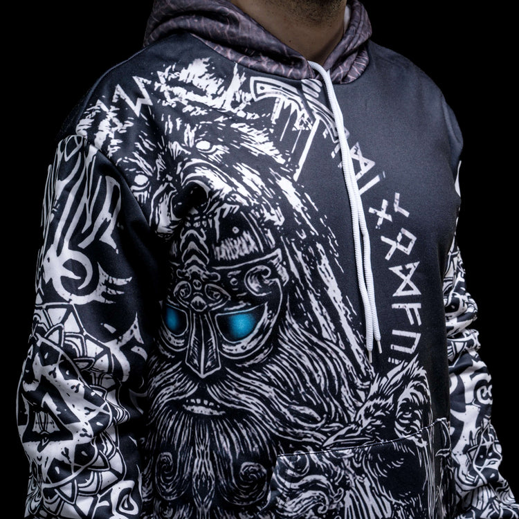 Viking Hoodie \"Odin's Daydream\" Hoodie Viking Hoodie \"Odin's Daydream\" Hoodie