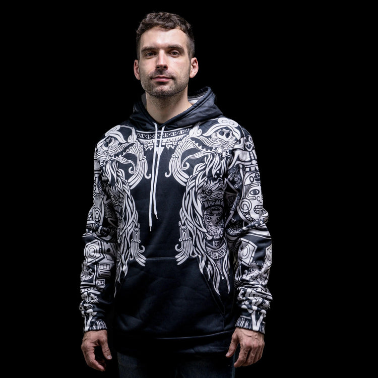 Hoodie VIking \"New visions from Huginn and Muninn Hoodie VIking \"New visions from Huginn and Muninn