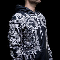 Hoodie VIking \"New visions from Huginn and Muninn Hoodie VIking \"New visions from Huginn and Muninn