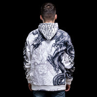 Viking Hoodie \"Ouroboros Enragé - Cercle de la Bataille\" (Enraged Ouroboros - Battle Circle) Viking Hoodie \"Ouroboros Enragé - Cercle de la Bataille\" (Enraged Ouroboros - Battle Circle)