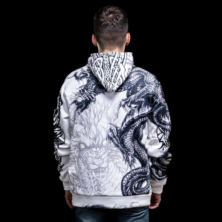 Viking Hoodie \"Ouroboros Enragé - Cercle de la Bataille\" (Enraged Ouroboros - Battle Circle) Viking Hoodie \"Ouroboros Enragé - Cercle de la Bataille\" (Enraged Ouroboros - Battle Circle)