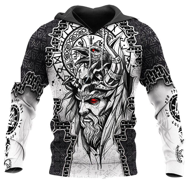 Odin's raven eye\" Viking hoodie Odin's raven eye\" Viking hoodie