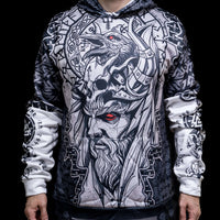 Odin's raven eye\" Viking hoodie Odin's raven eye\" Viking hoodie