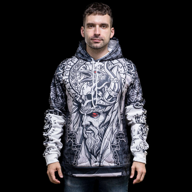 Odin's raven eye\" Viking hoodie Odin's raven eye\" Viking hoodie