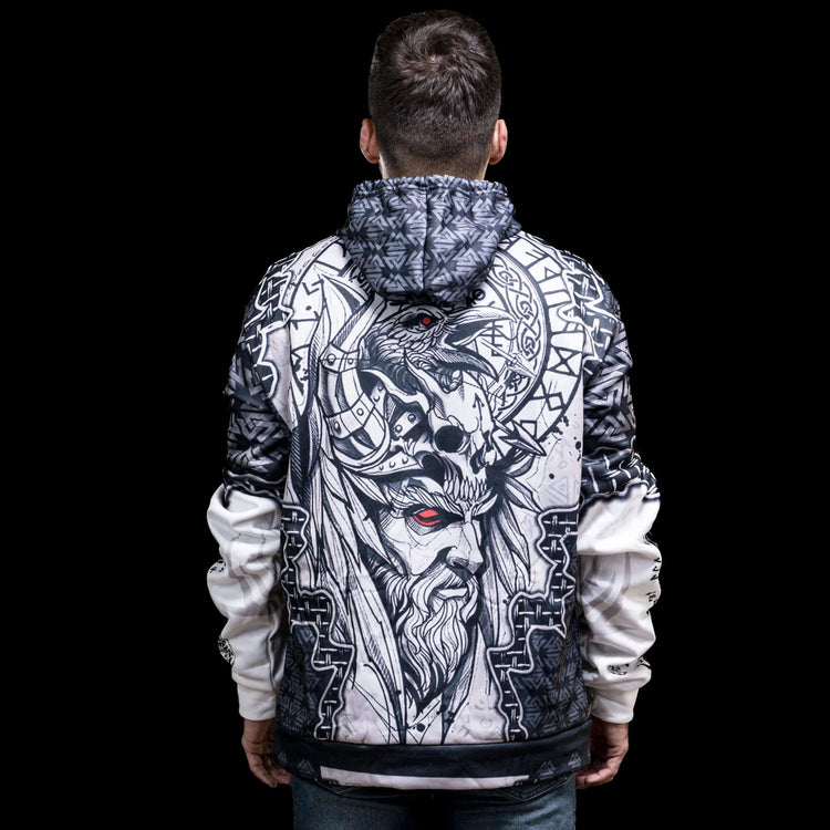 Odin's raven eye\" Viking hoodie Odin's raven eye\" Viking hoodie