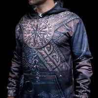 Vegvisir, the warrior's compass\" Viking Hoodie Vegvisir, the warrior's compass\" Viking Hoodie