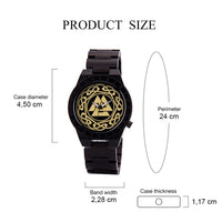 Wooden watch - Valknut Wooden watch - Valknut
