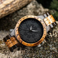 Wooden watch - Vegvisir Wooden watch - Vegvisir