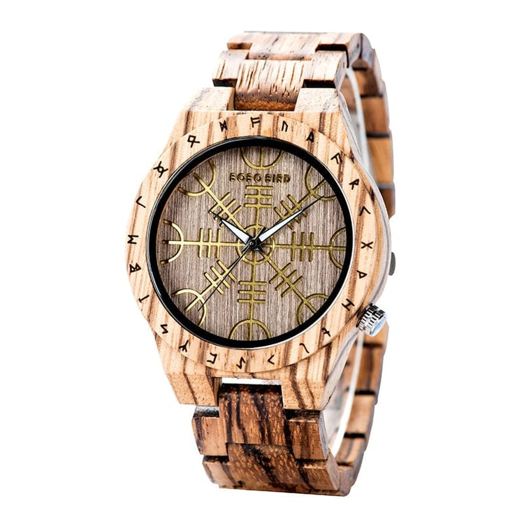 Wooden watch - Vegvisir Wooden watch - Vegvisir