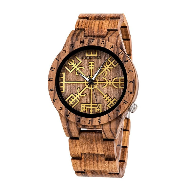 Wooden watch - Vegvisir Wooden watch - Vegvisir