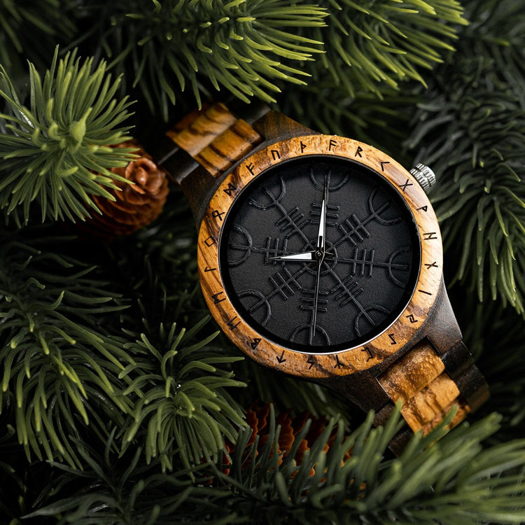 Wooden watch - Vegvisir Wooden watch - Vegvisir