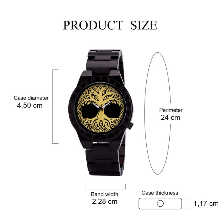 Wooden watch - Yggdrasil Wooden watch - Yggdrasil
