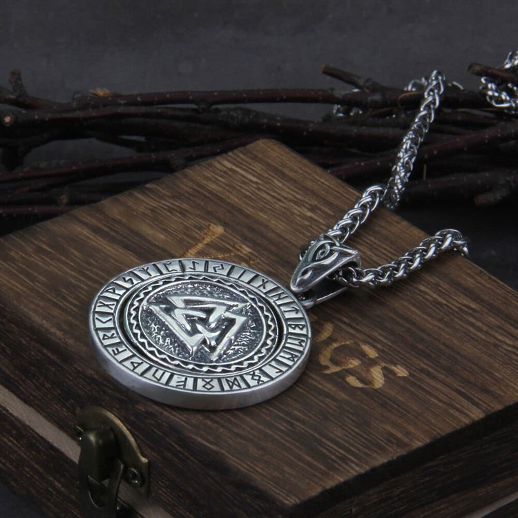 Pendant in 925 Sterling Silver - The Power of Odin Pendant in 925 Sterling Silver - The Power of Odin