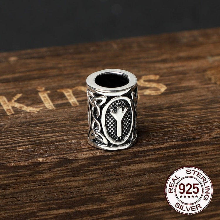 925 Sterling Silver Viking Beard Beads - Runes Collection 925 Sterling Silver Viking Beard Beads - Runes Collection