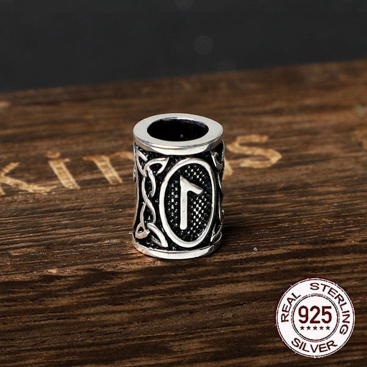 925 Sterling Silver Viking Beard Beads - Runes Collection 925 Sterling Silver Viking Beard Beads - Runes Collection