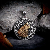 Golden Fenrir's roar key ring Golden Fenrir's roar key ring