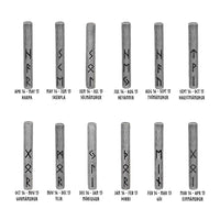 Viking Amulet of the Futhark Runic Alphabet - stainless steel Viking Amulet of the Futhark Runic Alphabet - stainless steel