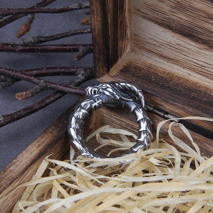 Stainless steel snake ring - Ouroboros Stainless steel snake ring - Ouroboros