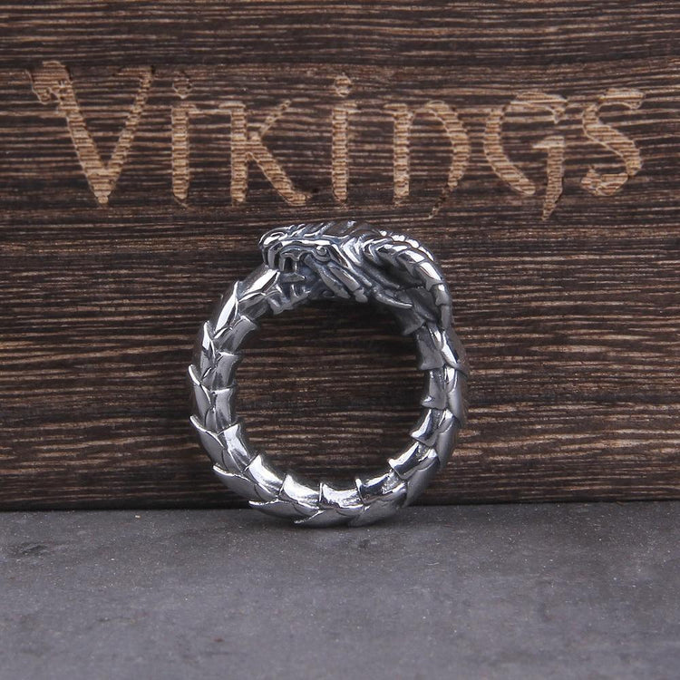 Stainless steel snake ring - Ouroboros Stainless steel snake ring - Ouroboros